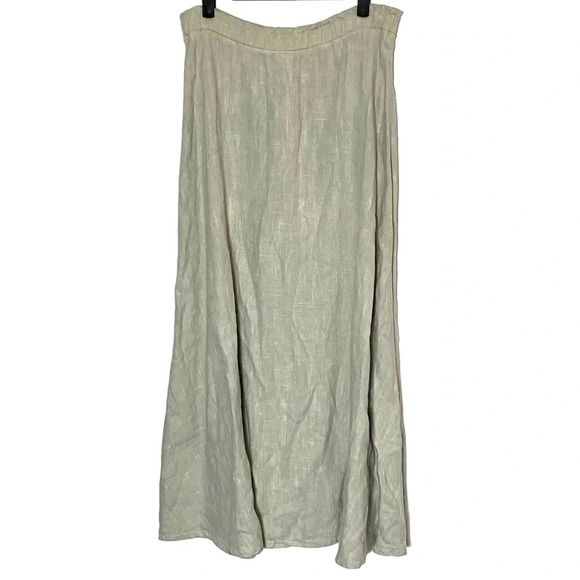 Vintage‎ Nannette Keller Linen Midi Skirt Small - Picture 2 of 7